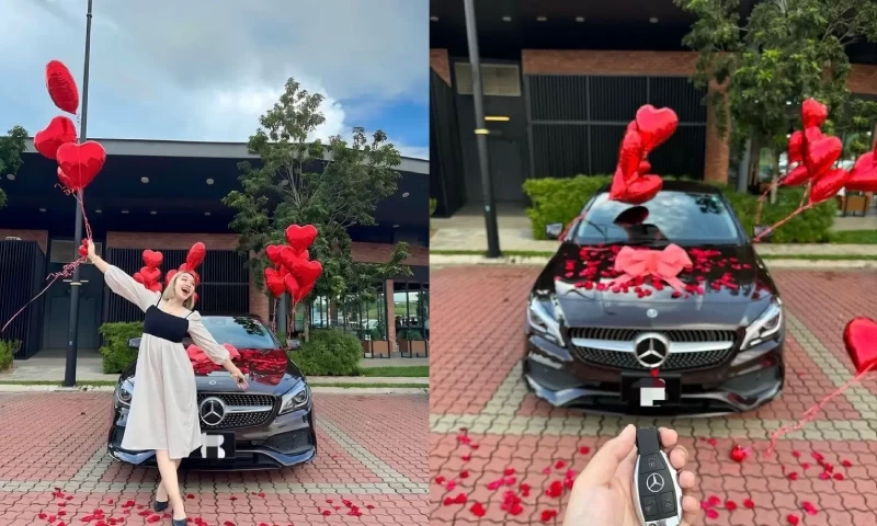 Malaysian Influencer, Aged 19, Purchases Mercedes Valued at RM170,000 in Cash