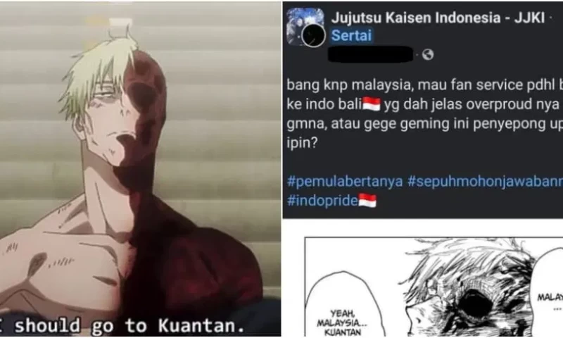 Devoted Jujutsu Kaizen Fan from Indonesia Displeased with Kuantan Mention, Insists Bali Should Take its Place