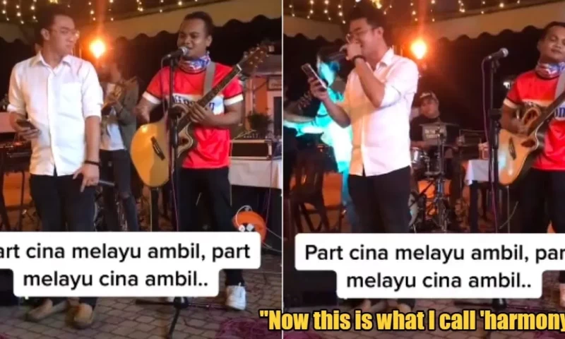 VIDEO: Malay Busker and Chinese Individual Beautifully Perform Bilingual Song, Filling Malaysians with Pride