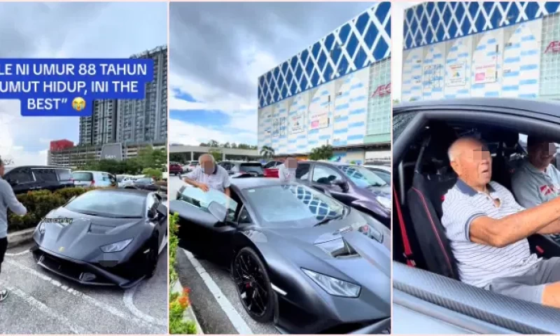 "He Declined to Lay a Finger on It" – Malaysian Allows Astonished Uncle to Commence His Lamborghini