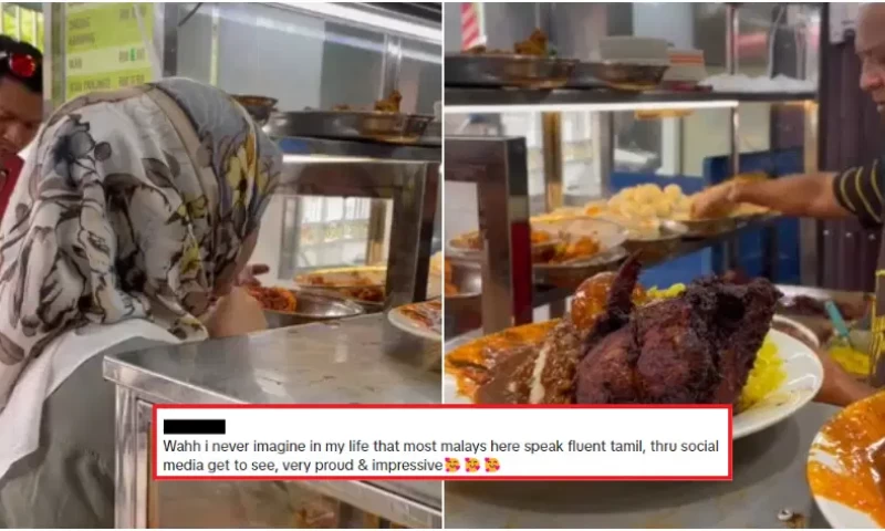 Malaysian Mother Wows by Ordering Food Fluently in Tamil at a Penang Shop