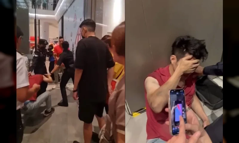 Malaysian Individual Caught Capturing Unauthorized Images and Videos Under Women's Skirts at Kuala Lumpur Mall Faces Confrontation with Local DJ