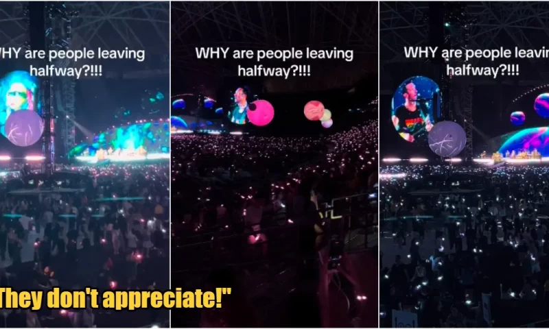 Netizens Criticize Singapore Coldplay Concert Attendees for Exiting During Final Song