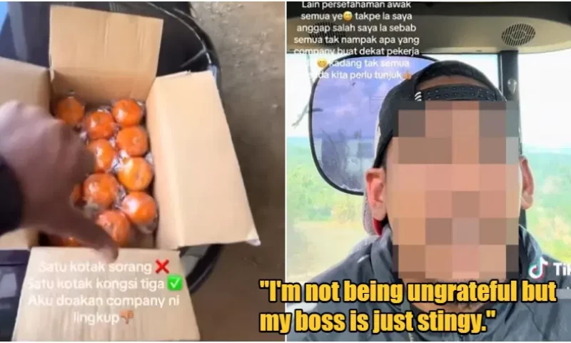 Malaysian Wishes for Company Closure After Receiving Only 3 Mandarin Oranges from Boss