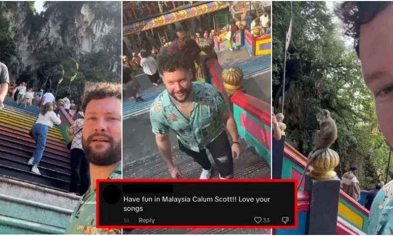 "It Paid Off!" – Calum Scott Reflects on His Journey Scaling to the Summit of Batu Caves