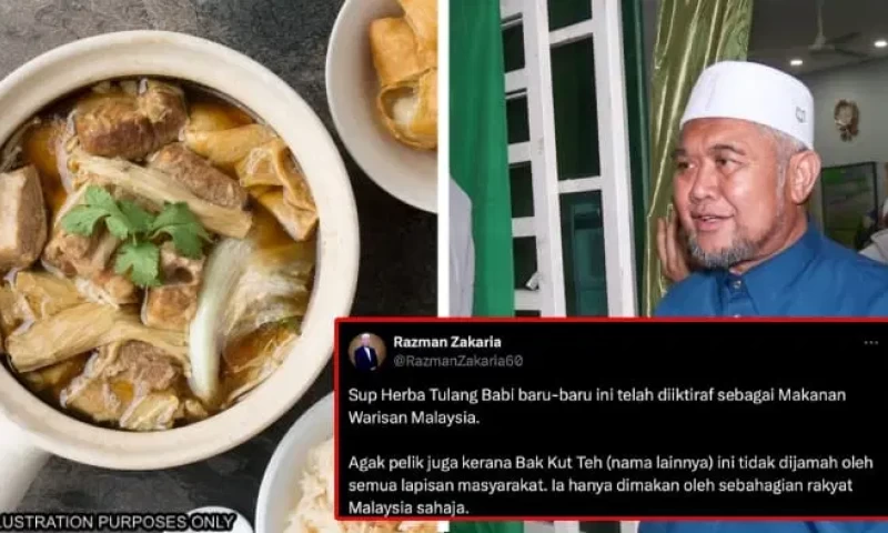 PAS Assemblyman Questions Bak Kut Teh's Status as National Heritage Food, Citing Dietary Restrictions