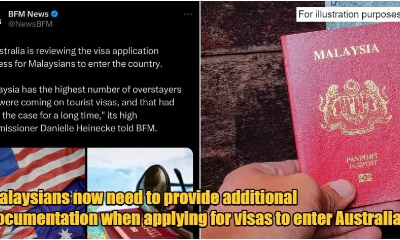 Australia Reviews Visa Application Process for Malaysian Visitors with Highest Overstay Rates