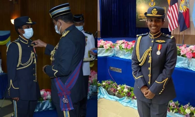 The First Malaysian-Indian Woman to Achieve the Position of Royal Malaysian Air Force Pilot