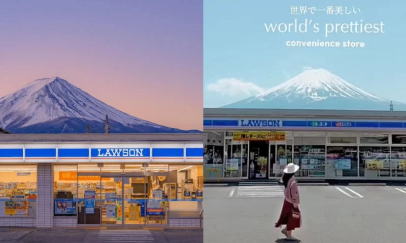 Japan Plans to Restrict Access to Popular Instagram Location Near Lawson Store and Mount Fuji