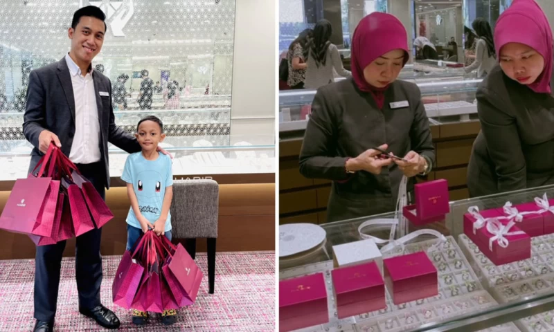 Malaysian Parents Take 7-Year-Old Son to Jewelry Store to Purchase Teachers' Day Bracelets