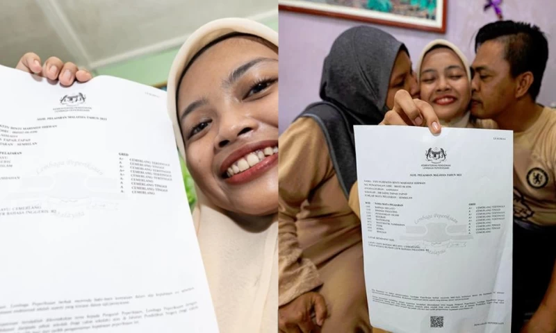 Orang Asli Girl From Perak Elated to Achieve Straight 9A's in SPM Without Tuition