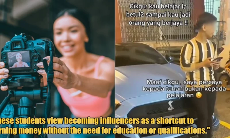 10,000 Students Allegedly Skipped SPM Due to Influencers Promoting Wealth Without Education