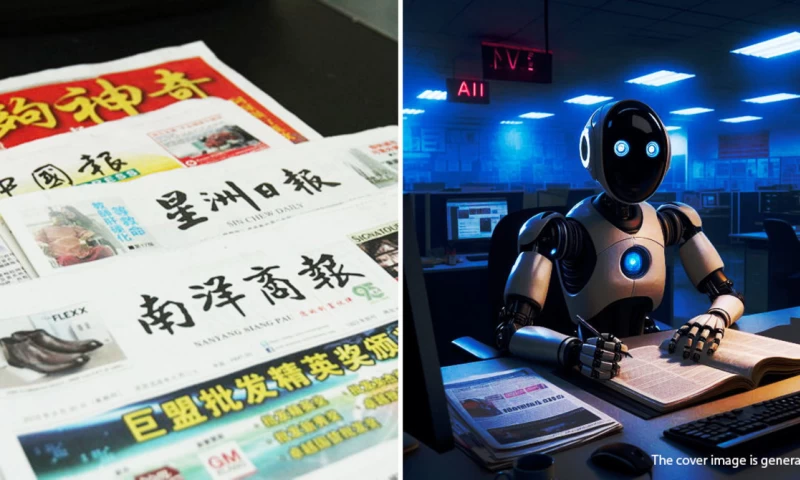 Malaysian Chinese Media Group May Cut 44% of Jobs, Replacing Staff with AI