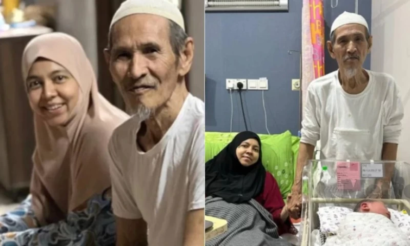 Penang Grandpa Who Became a Dad at 80: 'My Strength Comes from the Grace of Allah'