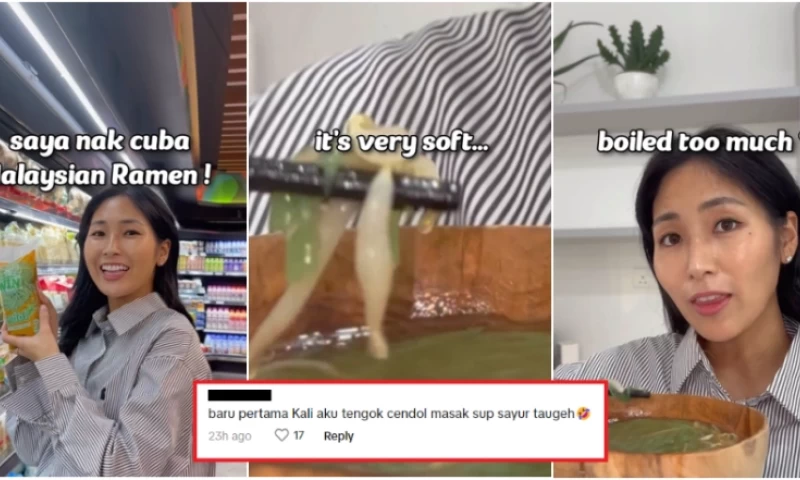 "Malaysia, What Is This?" – Japanese Influencer Mistakes Cendol for Noodles and Cooks "Malaysian Ramen"