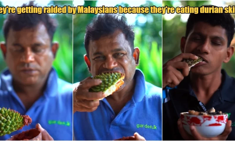 Foreigners Eating Thorny Durian Skin in Viral ASMR Videos, and Malaysians are Losing Their Minds!