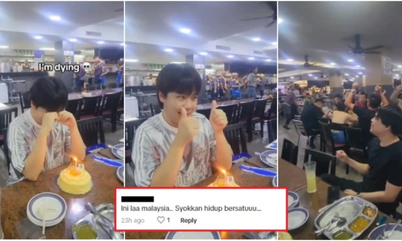 "It Lasted for 2 Minutes" – Malaysian Celebrates Birthday at 3 AM Mamak with Entire Place Singing for Him!