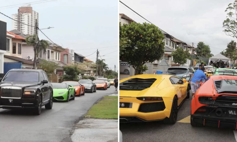 Rolls-Royce and 11 Supercars Escort Datuk Who Died in Lamborghini Crash