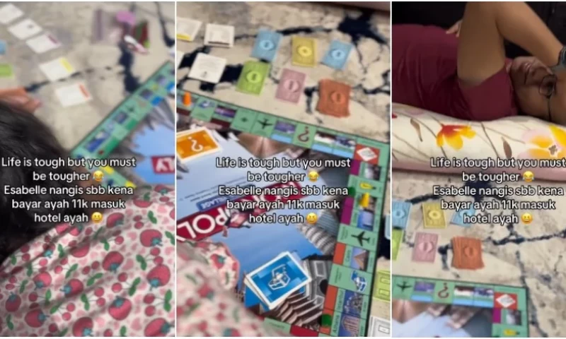 7-Year-Old Malaysian Breaks Down in Tears Over $11K Debt in Monopoly Game After Landing on Dad’s Properties