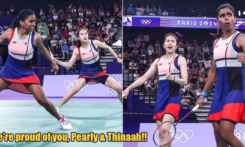 Pearly & Thinaah Miss Out on Bronze Medal in Intense Match at 2024 Paris Olympics