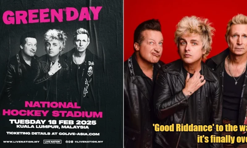 Green Day Set to Perform in Malaysia for the First Time in February 2025!