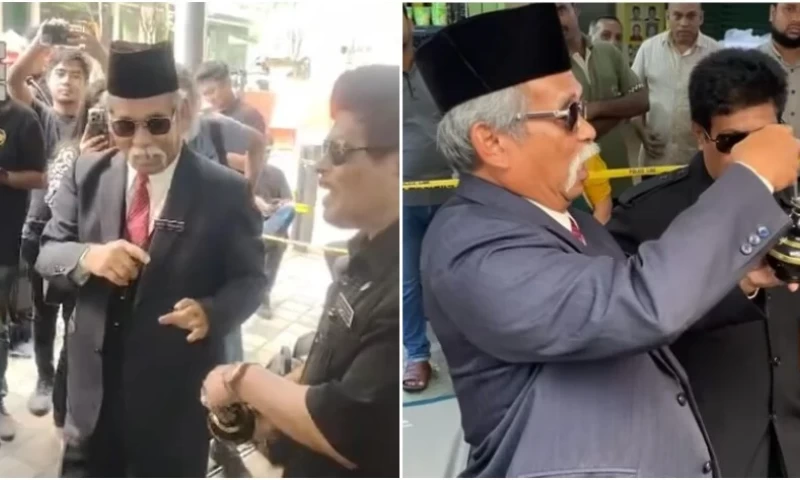 Raja Bomoh Visits KL Sinkhole to Assist in Search for Missing Victim with "Special Water" Ritual