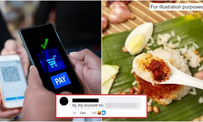 Are You the One? PJ Eatery Seeks Customer Who Accidentally Paid RM2.6K Instead of RM26 for Nasi Lemak