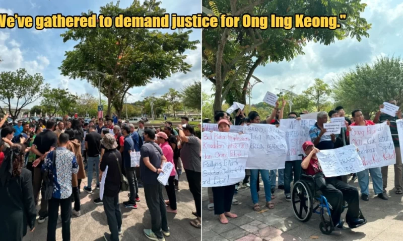 Crowd Protests Outside PM’s Office Over Inaction Against Escort Who Assaulted Disabled Driver