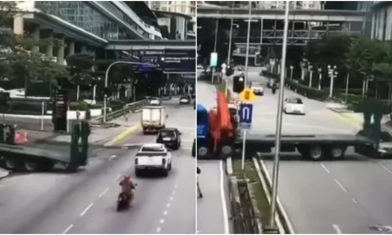 Rider Fatally Struck in Bangsar as Lorry Reverses Rapidly Into Traffic