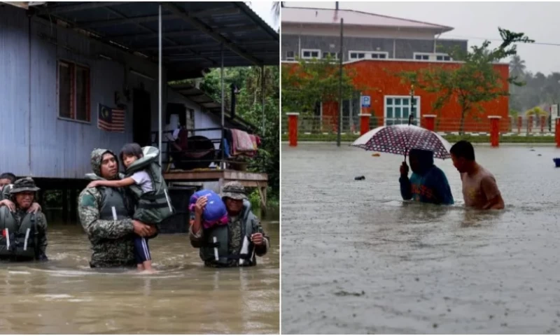 Over 48,000 Flood Victims in Malaysia, Kelantan Hit Hardest with Power Outages in 30 Areas